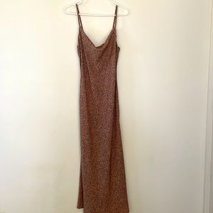 NWT Spot Print Slip Dress (Size L)